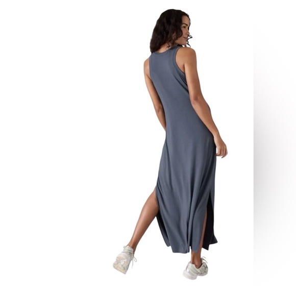 Athleta Santorini Maxi Dress Granite‎ X-Small - Picture 3 of 9